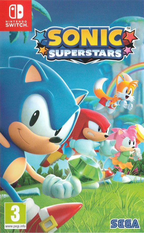 Sonic Superstars box art for Playstation 5